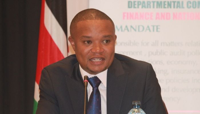 File image of National Assembly Finance Committee Chair Kuria Kimani.
